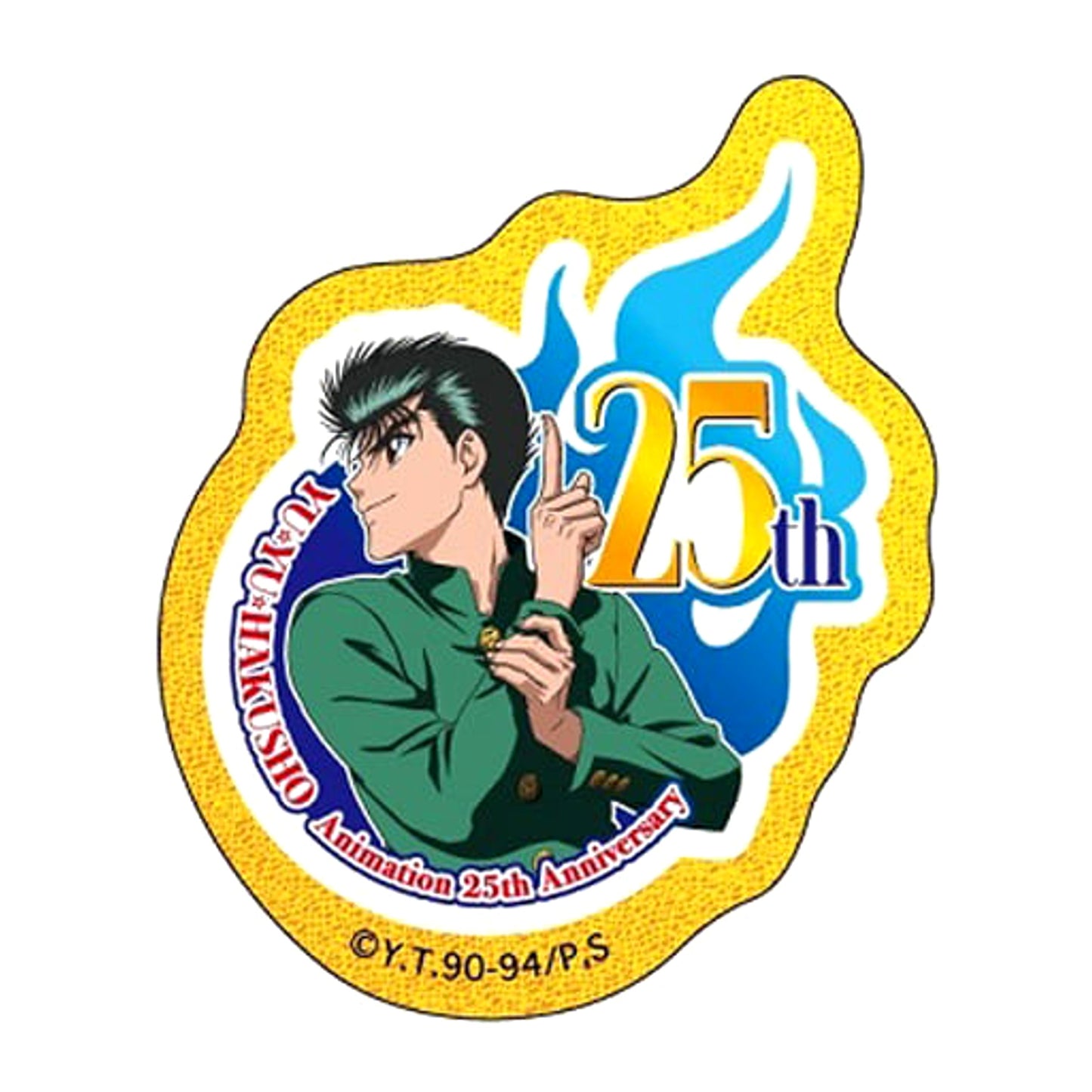 Yu Yu Hakusho Yusuke Urameshi 25th Anniversary of the TV Anime Adaptation Commemorative Pins Pins [USED]