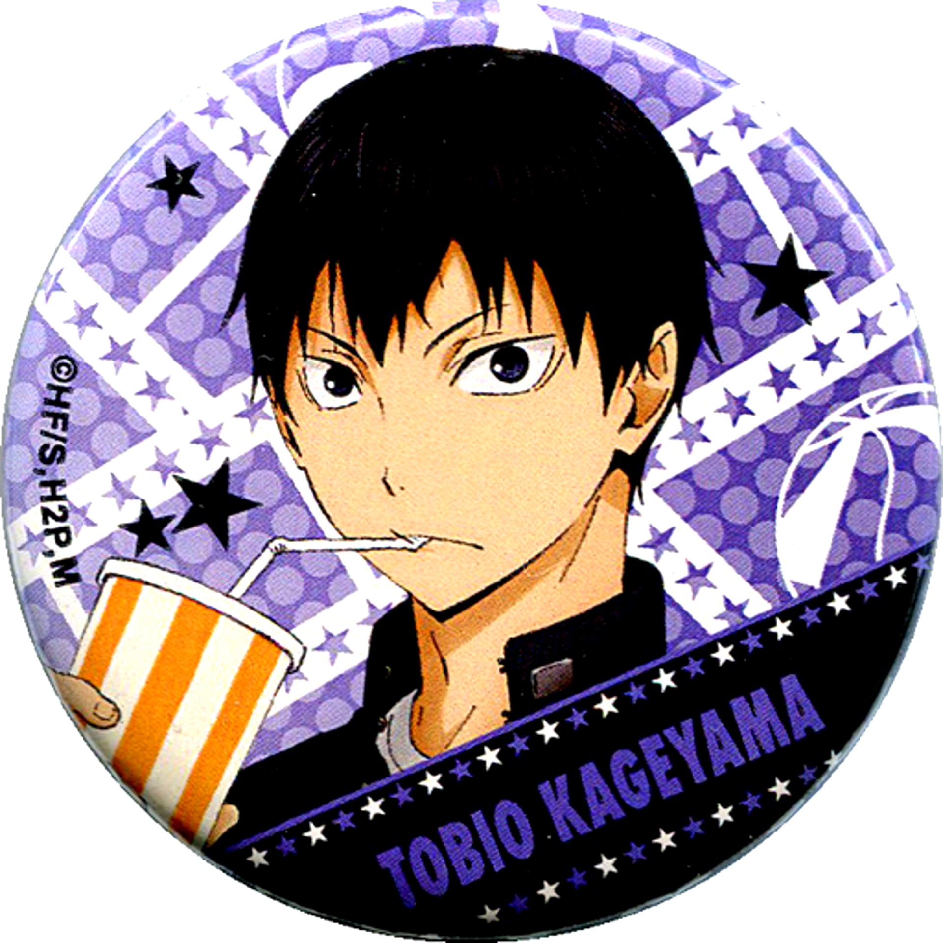 Tobio Kageyama Haikyu Karasuno High School Volleyball Club Autumn National Training Camp in Theater Character Badge Collection [USED]