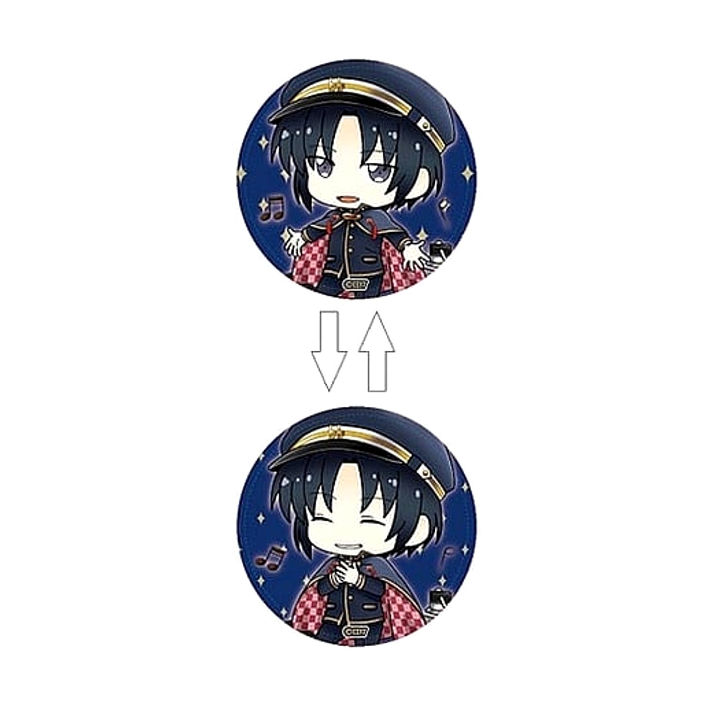 IDOLiSH7 Iori Izumi Charamyu 3rd Edition Ver. Changing Can Badge Buttons [USED]
