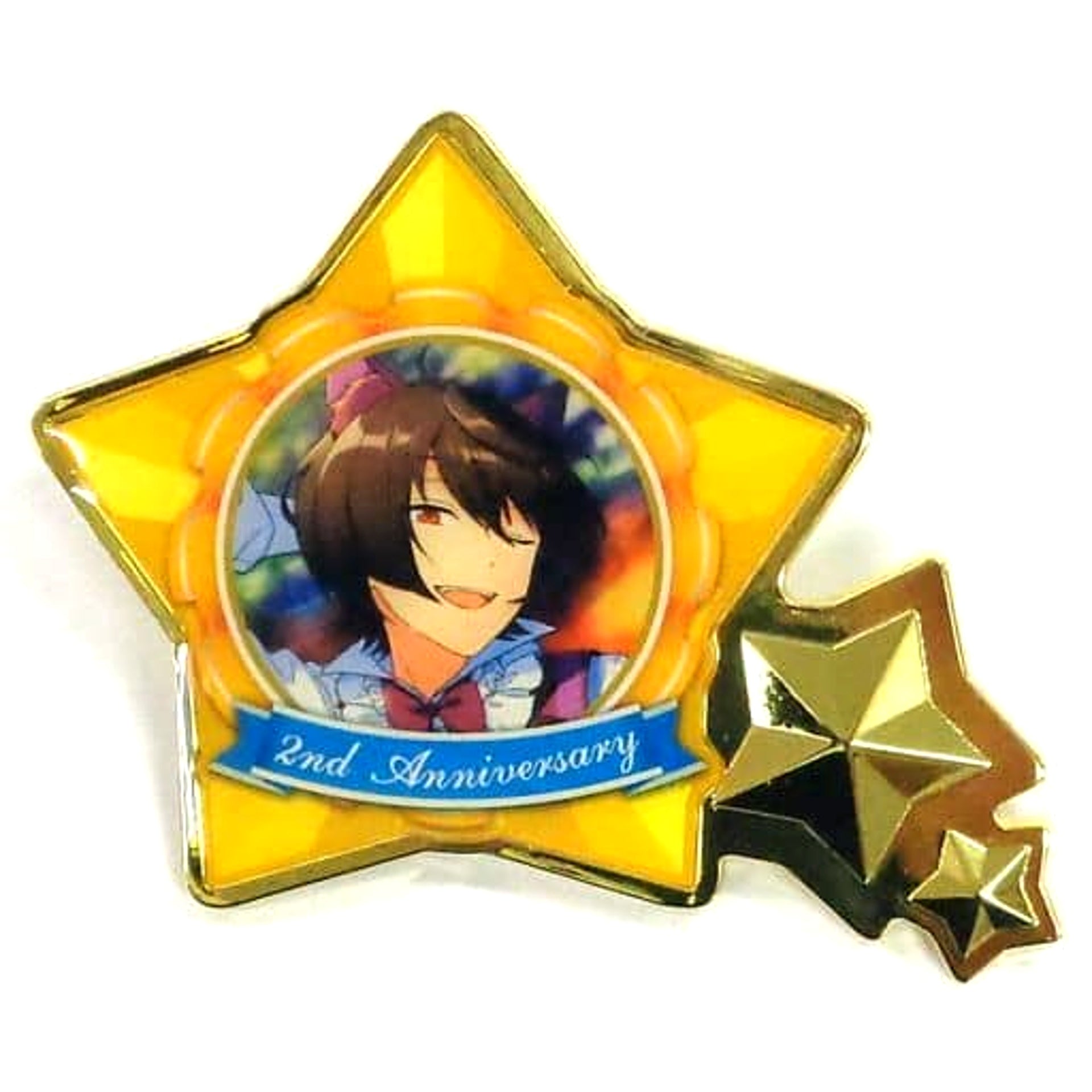 Ensemble Stars! Ritsu Sakuma Ichiban Kuji Thank You, Transfer Student 2nd Anniversary Pins Prize L Pins [USED]