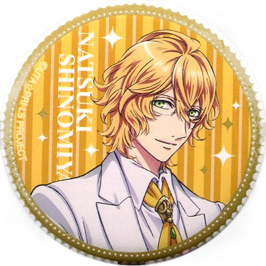 Natsuki Shinomiya Uta no Prince Sama Maji Love Legend Star X Animatecafe Trading Tin Badge Can Badge Can Badge [USED]