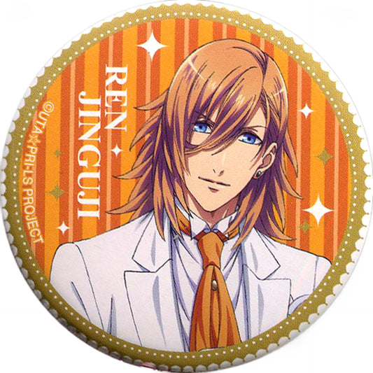 Ren Jinguji Uta no Prince Sama Maji Love Legend Star X Animatecafe Trading Tin Badge Can Badge [USED]