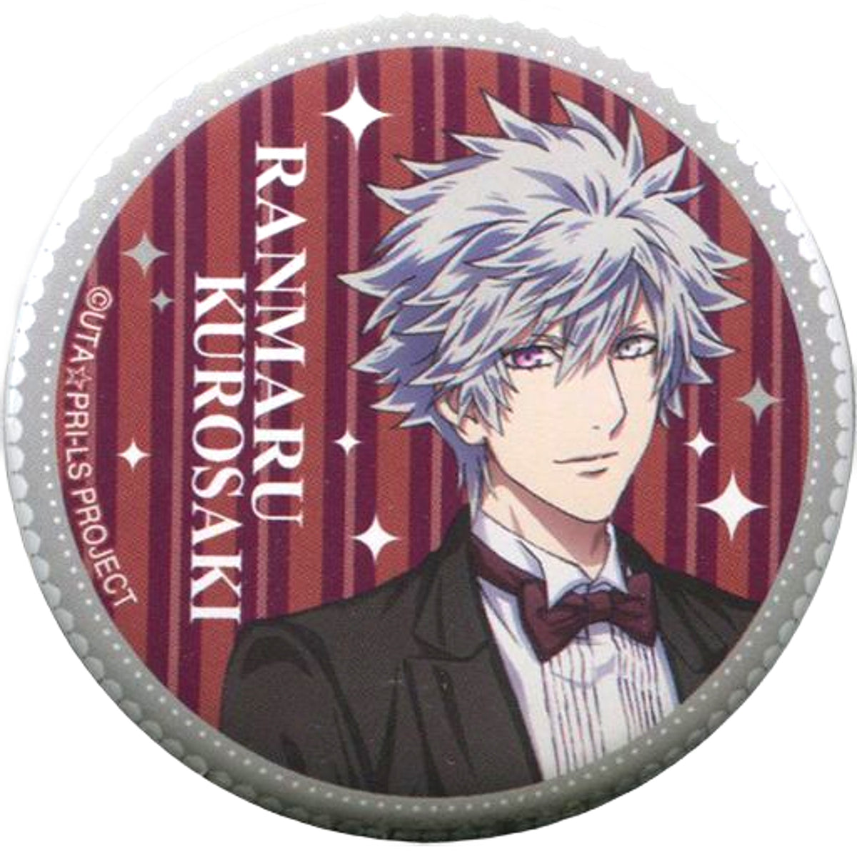 Ranmaru Kurosaki Uta no Prince Sama Maji Love Legend Star X Animatecafe Trading Tin Badge Can Badge [USED]