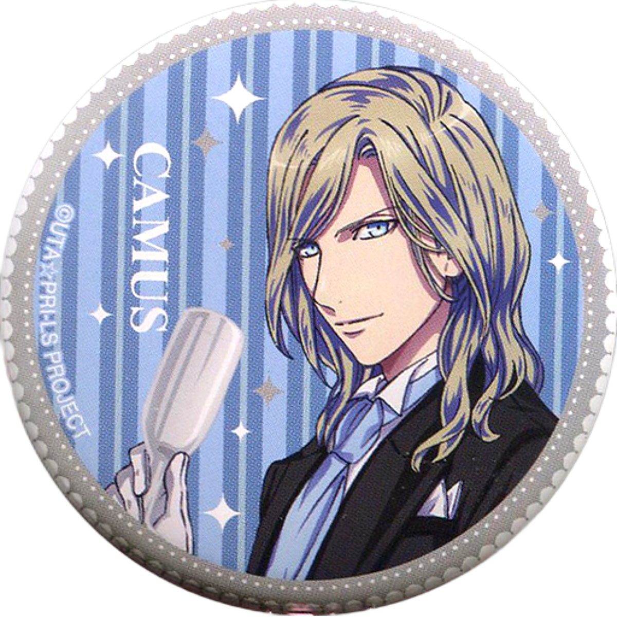 Camus Uta no Prince Sama Maji Love Legend Star X Animatecafe Trading Tin Badge Can Badge [USED]