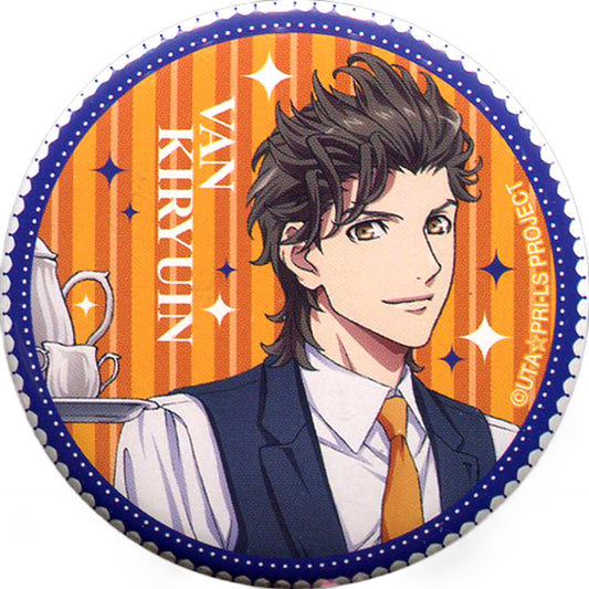 Van Kiryuin Uta no Prince Sama Maji Love Legend Star X Animatecafe Trading Tin Badge Can Badge [USED]
