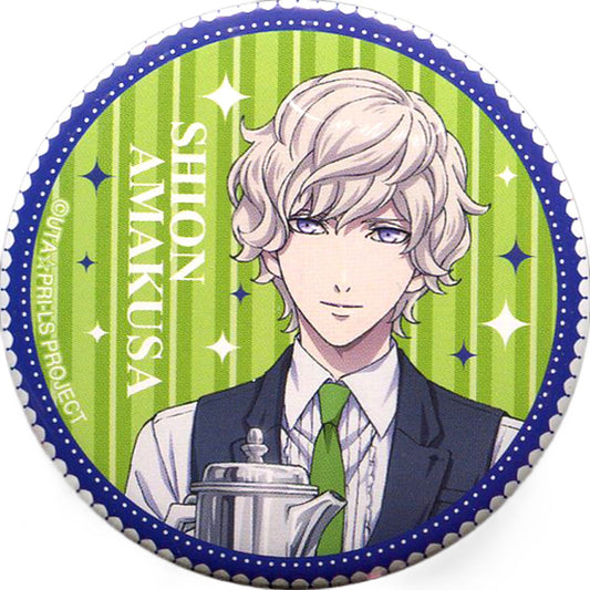 Shion Amakusa Uta no Prince Sama Maji Love Legend Star X Animatecafe Trading Tin Badge Can Badge [USED]