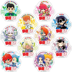 Yu Yu Hakusho Hiei & Others Charamyu Trading Acrylic Badge All 10 Types Set Buttons [USED]