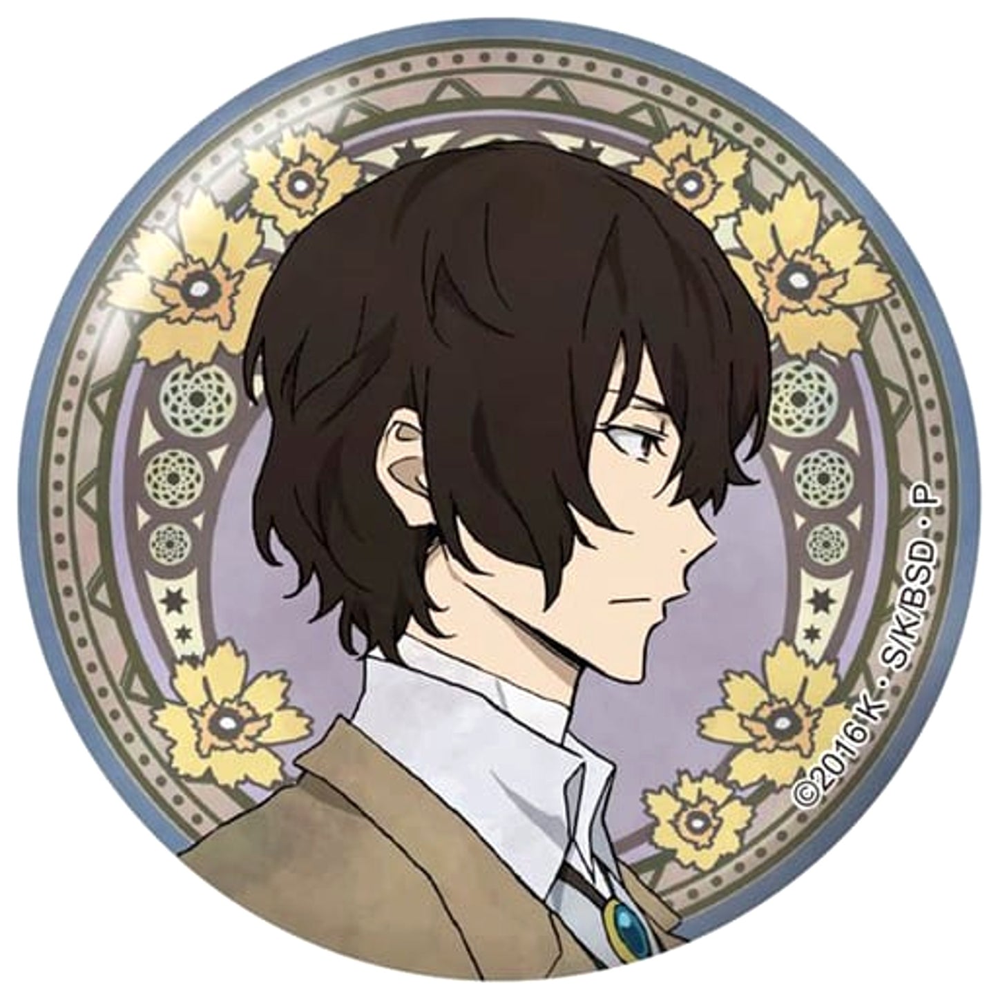 Osamu Dazai Bungo Stray Dogs Polyca Badge [USED]