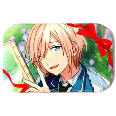 Ensemble Stars! Eichi Tenshouin Valentine Marukaku Can Badge 2017 Ver. Buttons [USED]