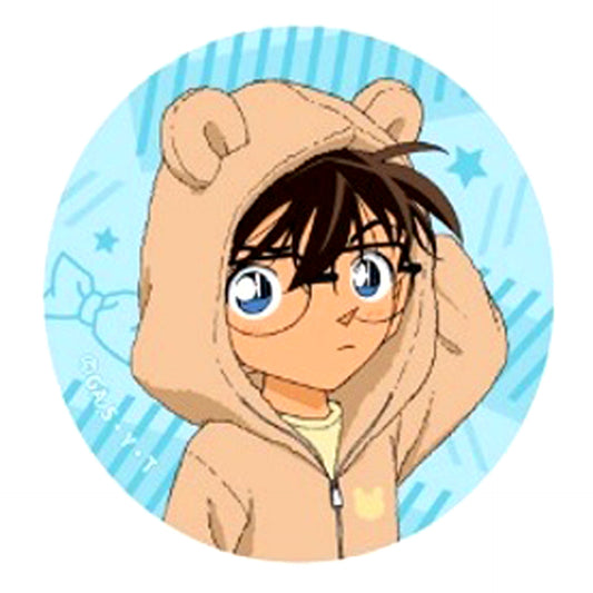 Conan Edogawa Beige Hoodie Detective Conan Character Badge Collection A Full of Conan [USED]