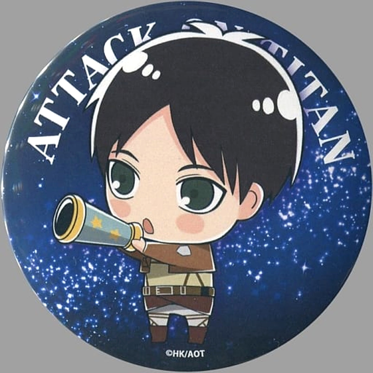 Attack on Titan in The Dome: Starry Sky of Soldiers Ellen Yeager Can Badge Buttons [USED]