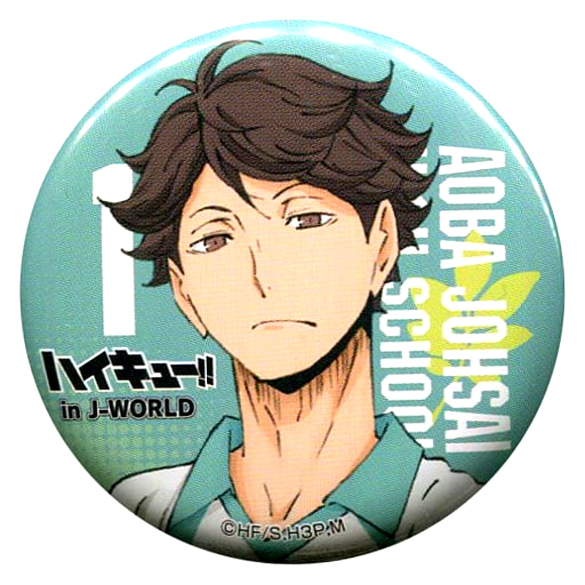 6. Toru Oikawa Haikyu!! 44mm Button Sold Out Warning! Sakanoshita Store Part-Time Job Experience Star Prize in J-WORLD TOKYO [USED]