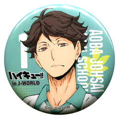 6. Toru Oikawa Haikyu!! 44mm Button Sold Out Warning! Sakanoshita Store Part-Time Job Experience Star Prize in J-WORLD TOKYO [USED]