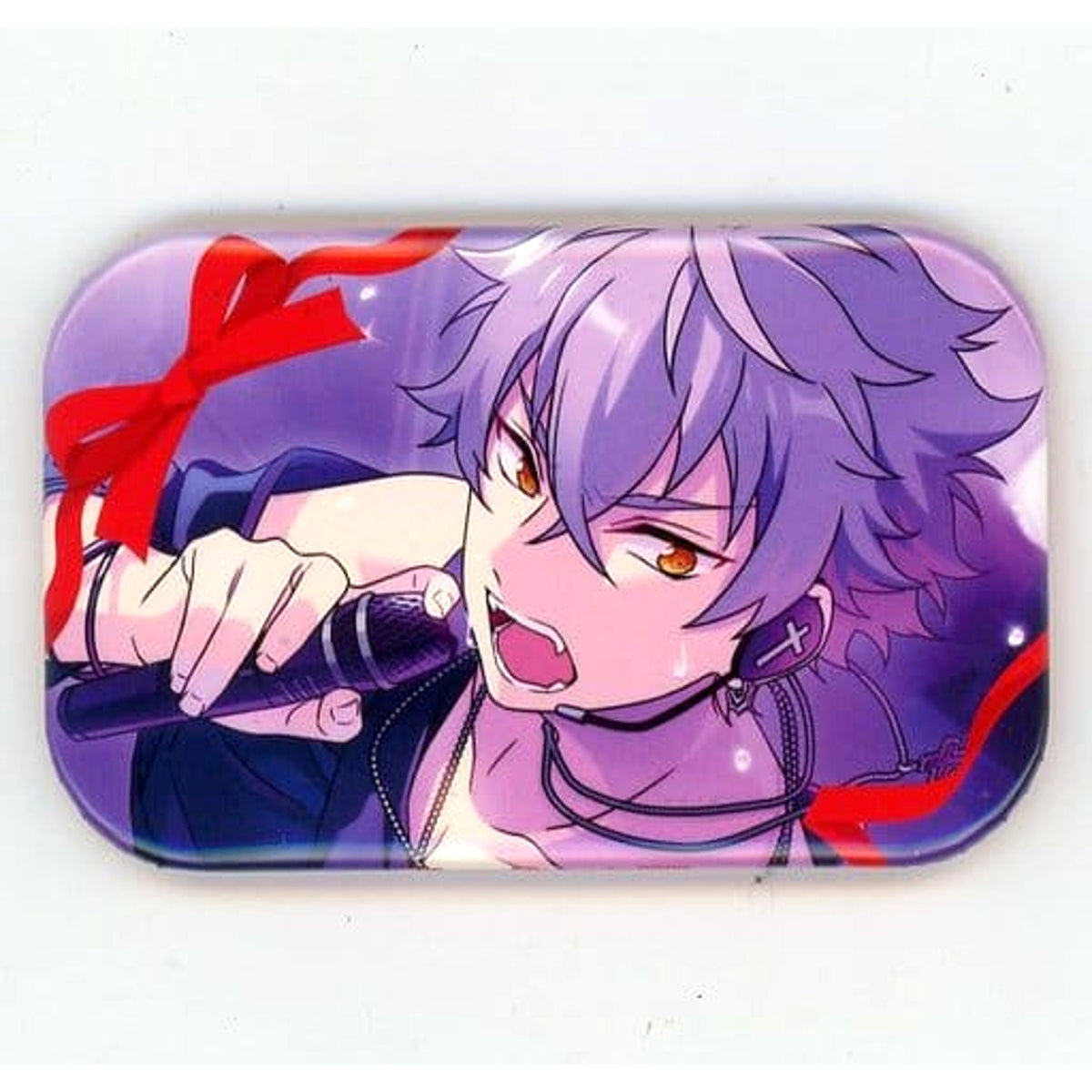 Ensemble Stars! Koga Ogami Valentine Marukaku Can Badge 2017 Ver. Buttons [USED]