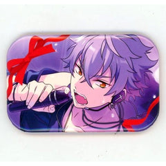 Ensemble Stars! Koga Ogami Valentine Marukaku Can Badge 2017 Ver. Buttons [USED]