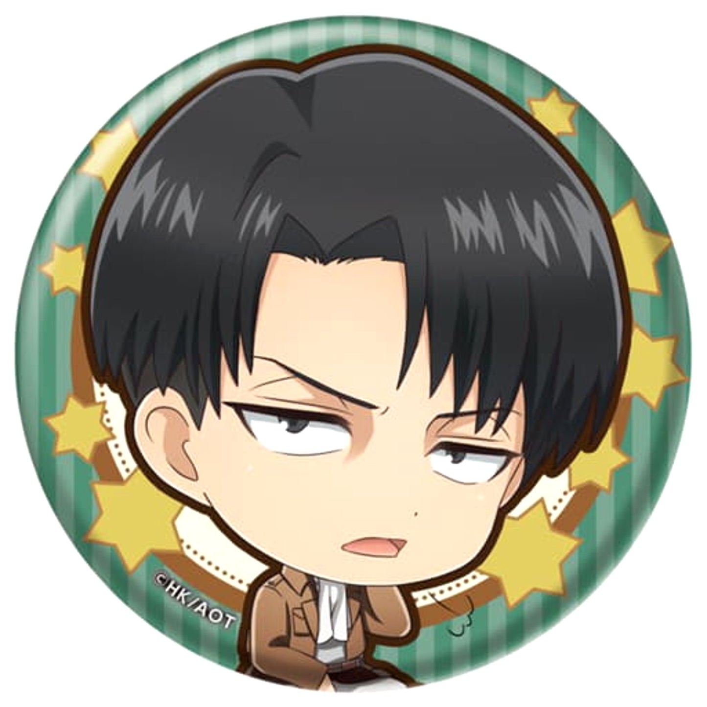 Levi Attack on Titan Tehepero Button Collection [USED]