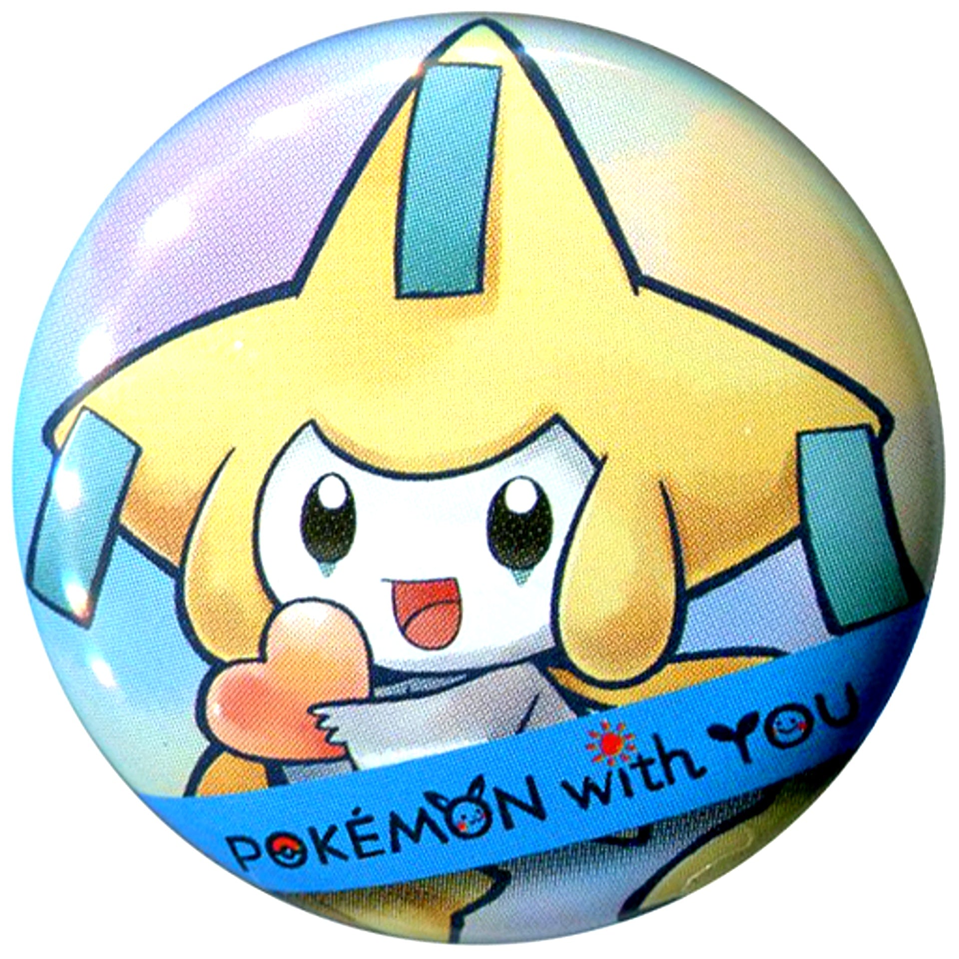 Jirachi Pokemon JIRACHI with YOU Button 2017 Pokemon Center Limited [USED]