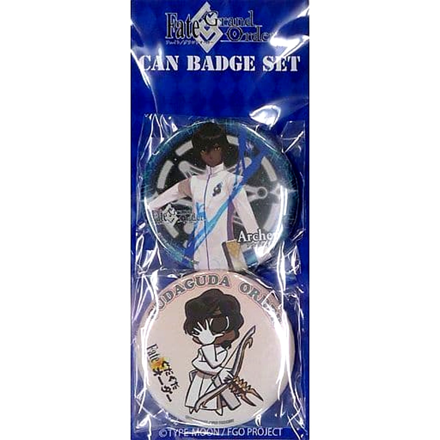 Fate/Grand Order L. Archer Arjuna Can Badge Set 2pcs [USED]
