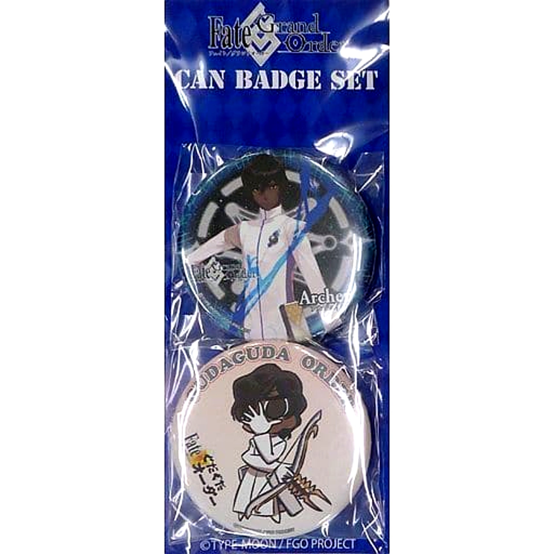 Fate/Grand Order L. Archer Arjuna Can Badge Set 2pcs [USED]