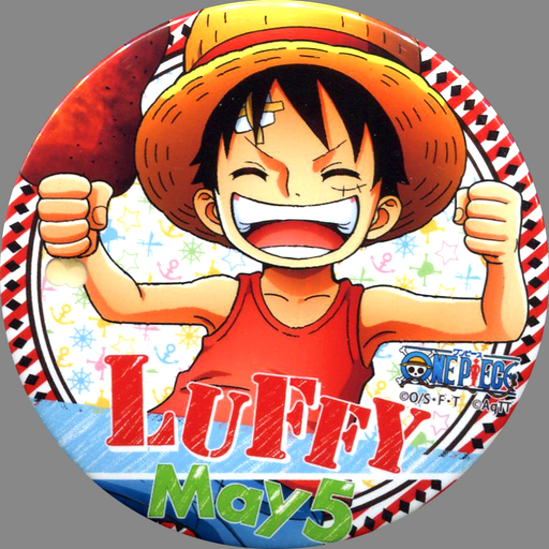 Monkey D. Luffy Birthday Button 2017 Tokyo One Piece Tower [USED]