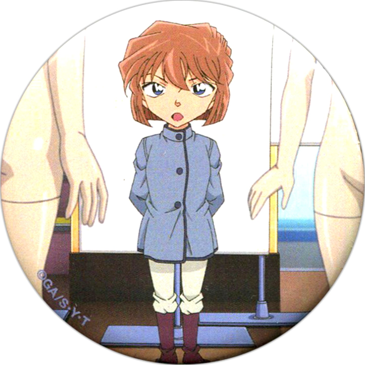 Ai Haibara Detective Conan Trading Button B Detective Conan Plaza [USED]