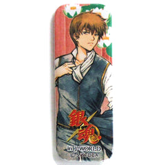Gintama Sougo Okita Can Badge J-World Tokyo Limited J-World Kachofugetsu Sougo Okita Buttons [USED]