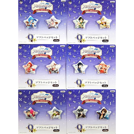 Iori Izumi & Others IDOLiSH7 All 6 Types Set Ichiban Kuji Soft Badge Set Happy Sparkle Star! Prize O [USED]