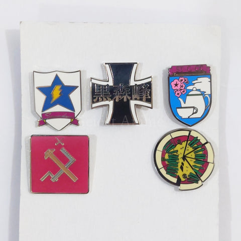 Girls und Panzer der Film The Strongest Rival Pins 5 Types Set Pins [USED] — photo 1
