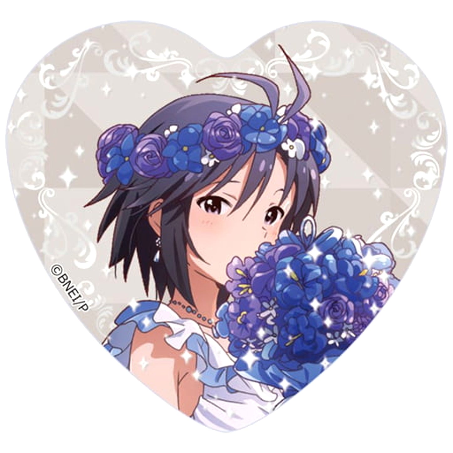 Makoto Kikuchi THE IDOLM@STER Million Live! Trading Heart Shaped Button Vol.1 [USED]