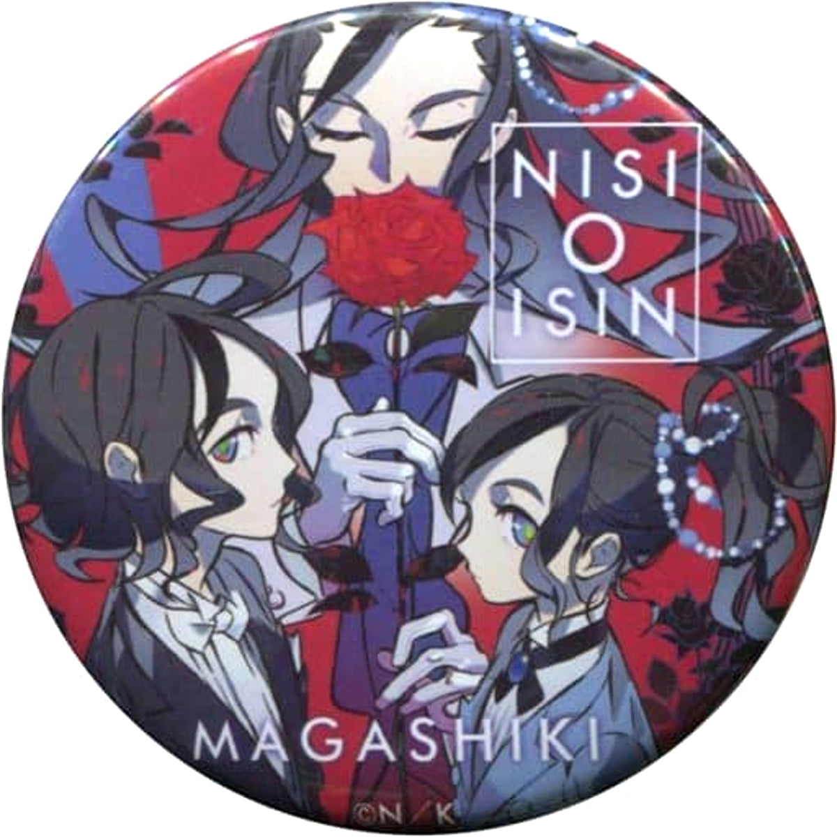 Magashiki Zerozaki Trading Can Badge Ishin Nishio Daijiten Limited Buttons [USED]