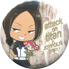 Attack on Titan Ymir Can Badge Ver.2 Attack On Titan in Joypolis -Season2- Limited Buttons [USED]