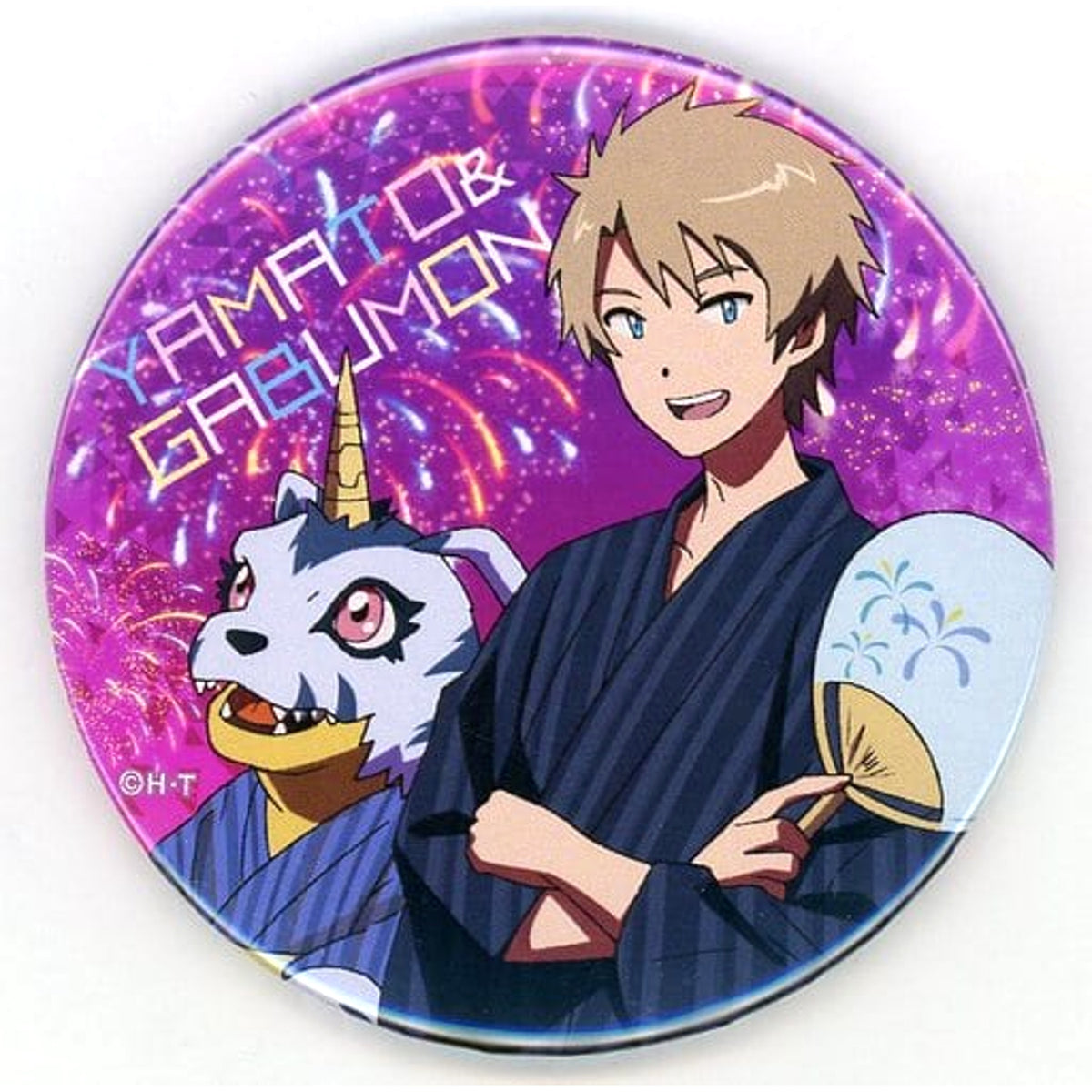 Digimon Adventure tri. Yamato Ishida Gabumon Dodeka Button Digimon Adventure Fes.2017 Limited [USED]