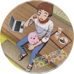 Digimon Adventure tri. Koshiro Izumi Mochimon Dodeka Can Badge Digimon Adventure Fes.2017 Limited Buttons [USED]