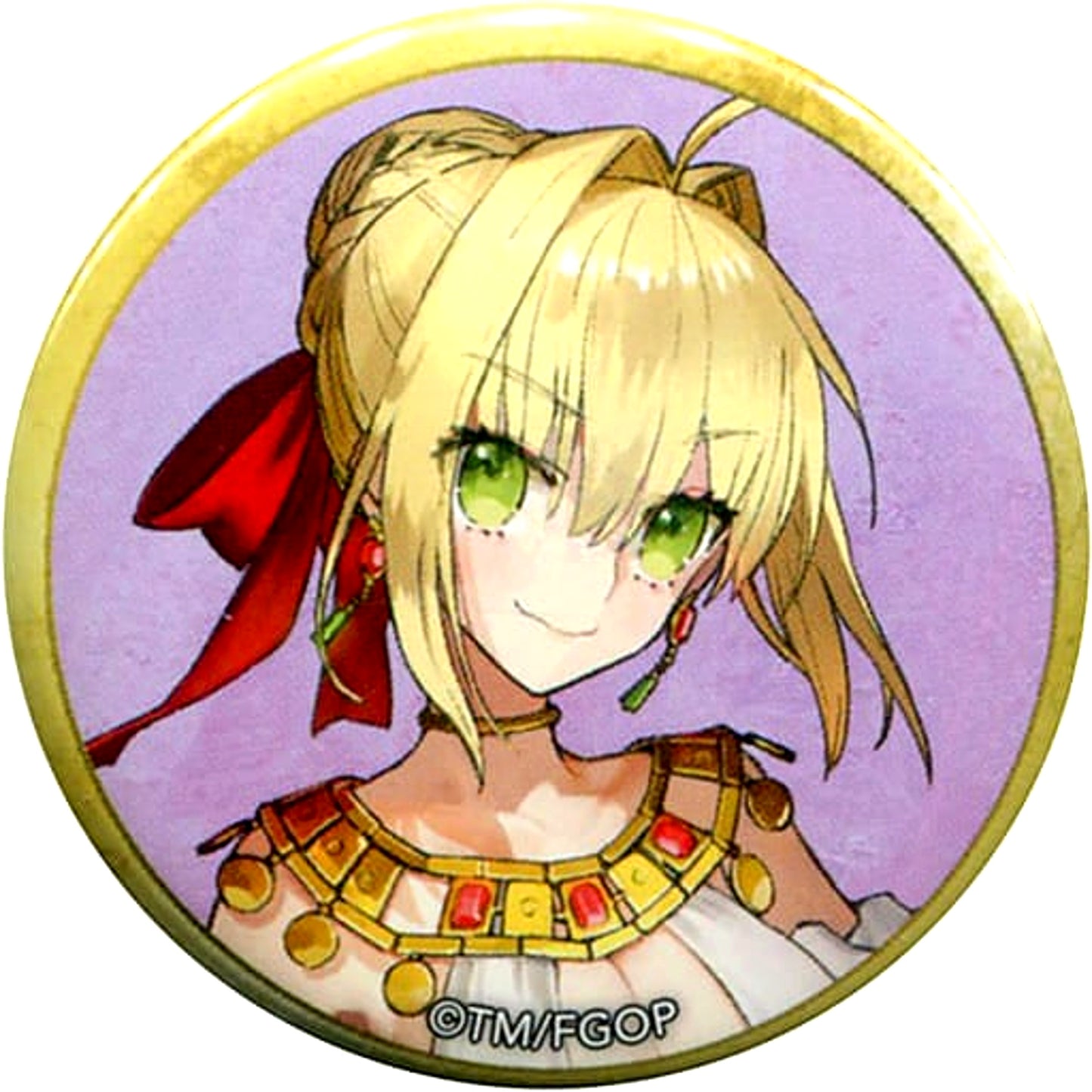 Fate/Grand Order Saber Nero Claudius Spirit Origin Summon Can Badge Fate/Grand Order Fes. 2017 2nd Anniversary Newly Drawn Servant A [USED]