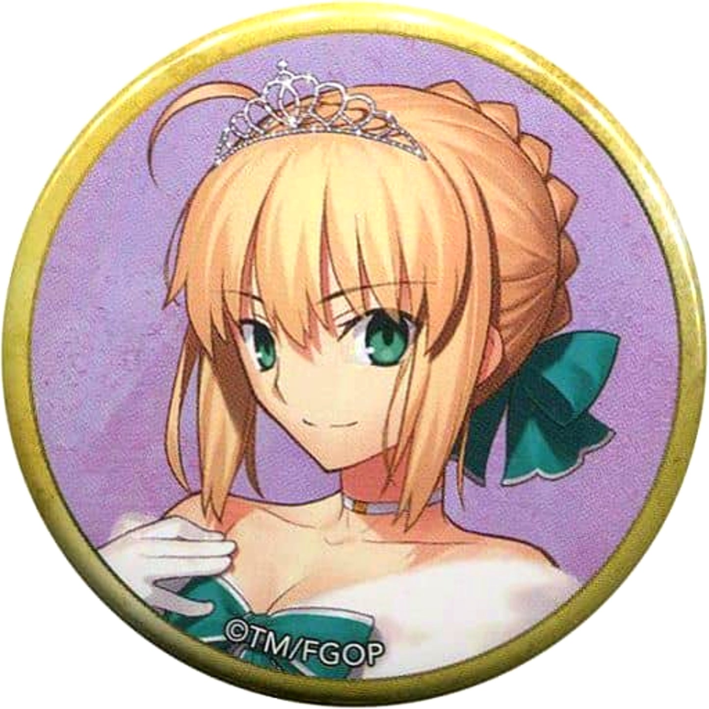Fate/Grand Order Artoria Pendragon Spirit Origin Summon Can Badge Fate/Grand Order Fes. 2017 2nd Anniversary Newly Illustrated Servant B [USED]