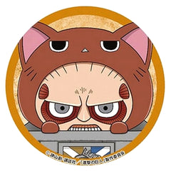 Attack on Titan Season 2 Colossal Titan Nyantical Pearl Paper Can Badge Buttons [USED]