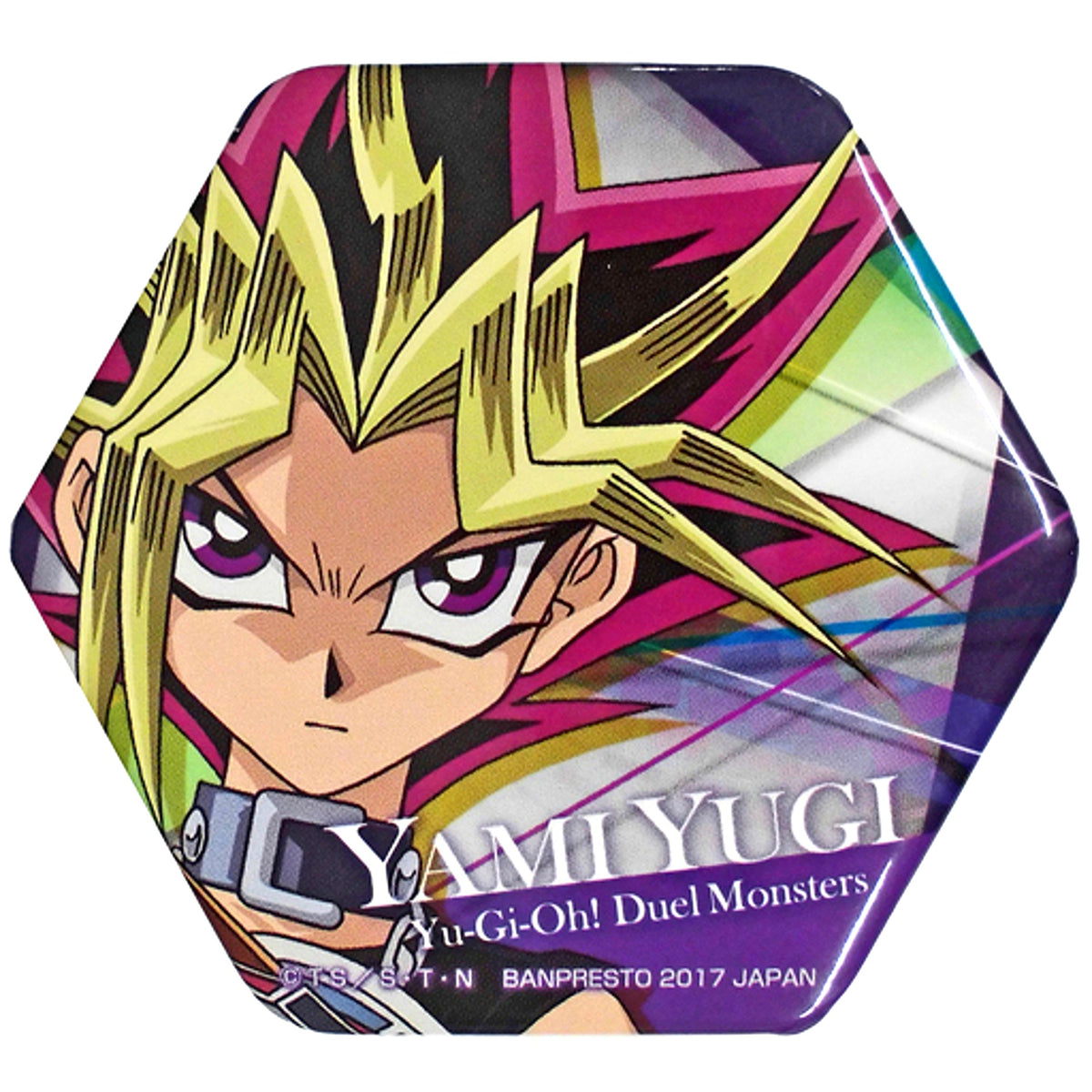 Yami Yugi Yu-Gi-Oh! Duel Monsters Ichiban Cafe Yu-Gi-Oh! Series Legend Duelist Drink Order Bonus Button [USED]