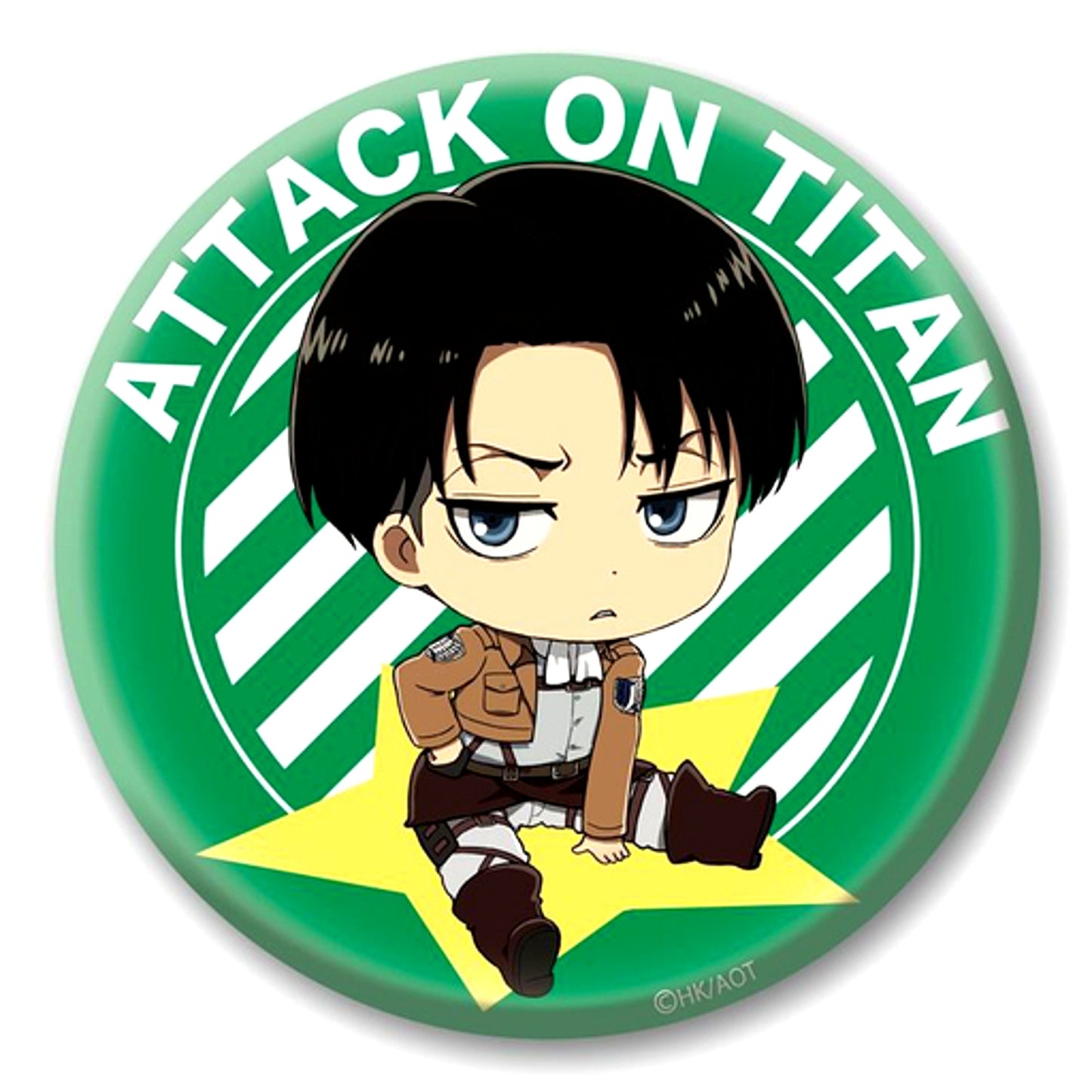 Levi Attack on Titan Petanko Trading Badge 75 [USED]