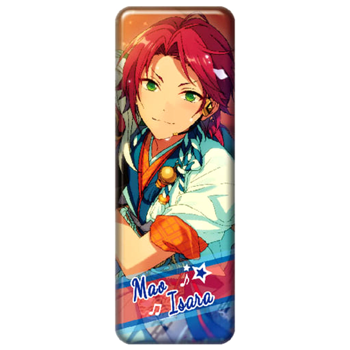 Ensemble Stars! Mao Isara Long Can Badge Collection 7 Buttons [USED]