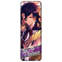 Ensemble Stars! Rei Sakuma Hand Fan Long Can Badge Collection 7 Buttons [USED]