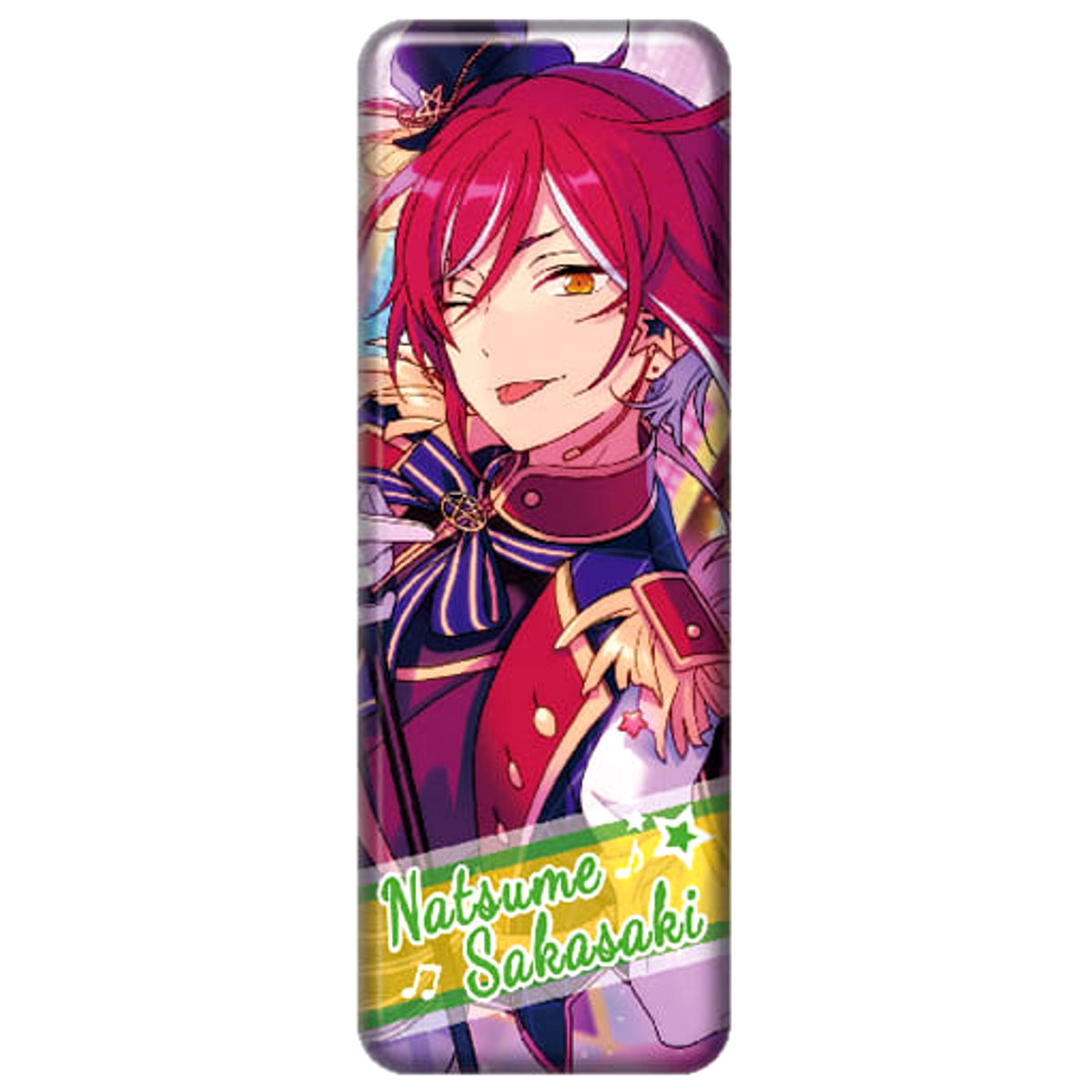 Ensemble Stars! Natsume Sakasaki Long Can Badge Collection 7 Buttons [USED]
