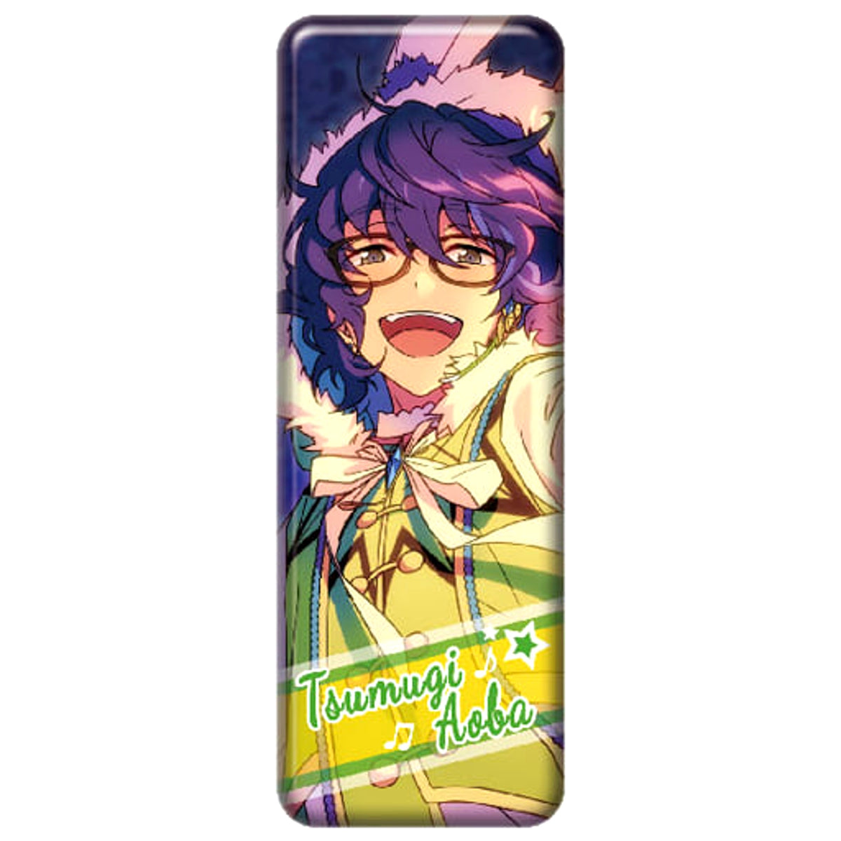 Ensemble Stars! Tsumugi Aoba Long Can Badge Collection 7 Buttons [USED]
