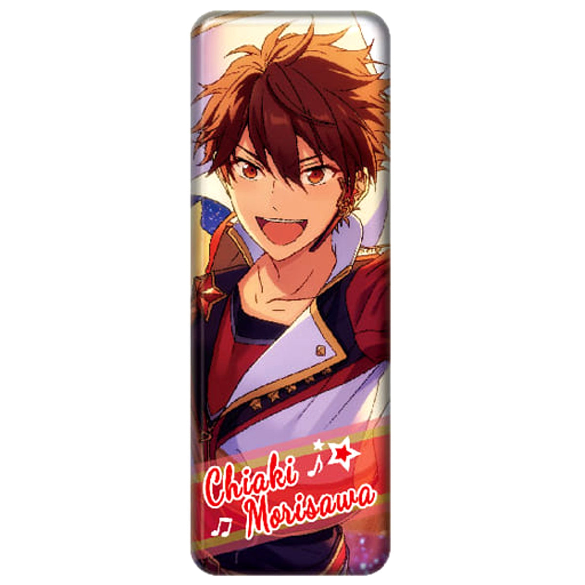 Ensemble Stars! Chiaki Morisawa Long Can Badge Collection 7 Buttons [USED]