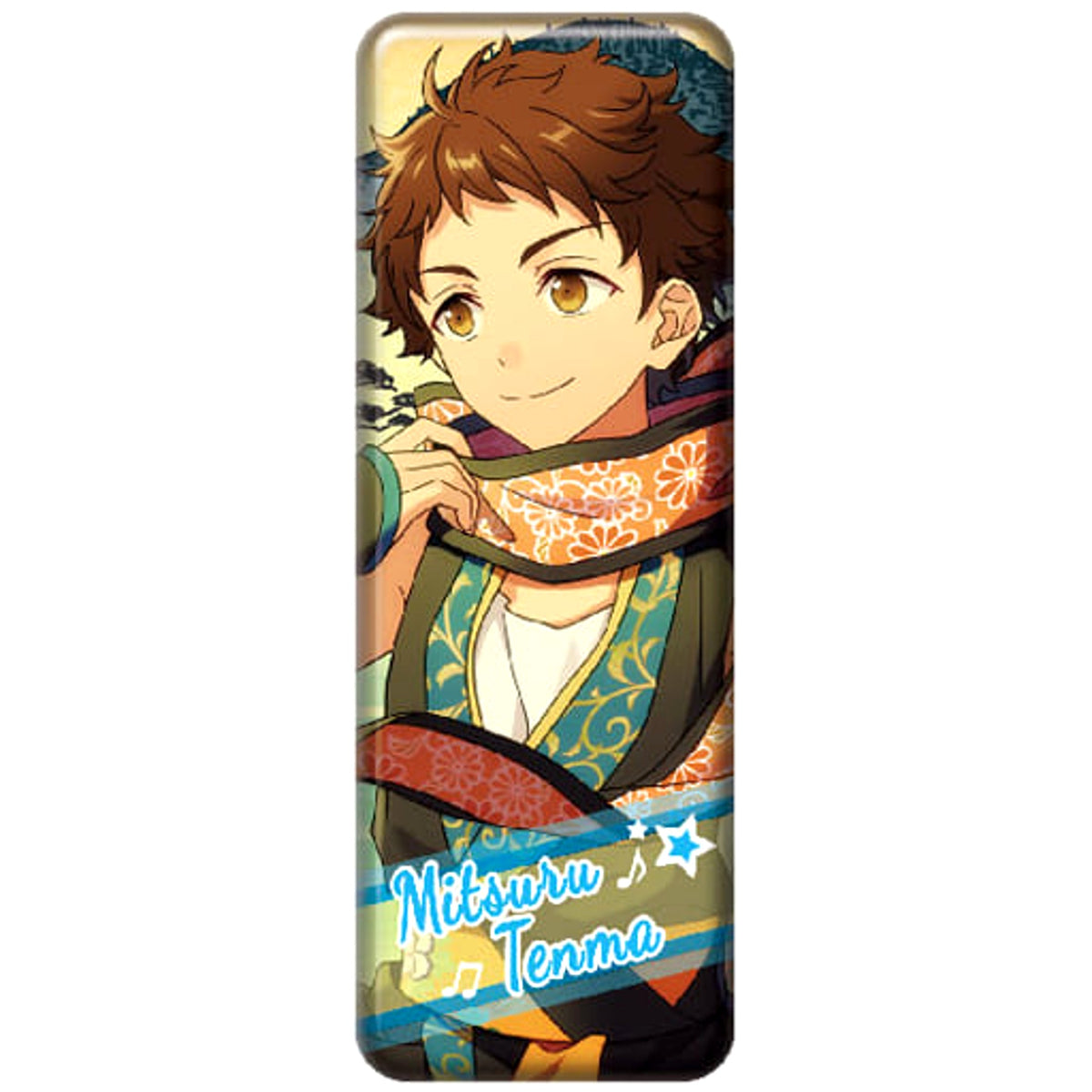 Ensemble Stars! Mitsuru Tenma Long Can Badge Collection 8 Buttons [USED]