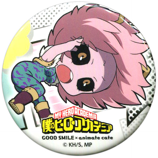 Mina Ashido My Hero Academia x GOOD SMILE x animatecafe Trading Button Workplace Experience Ver. [USED]
