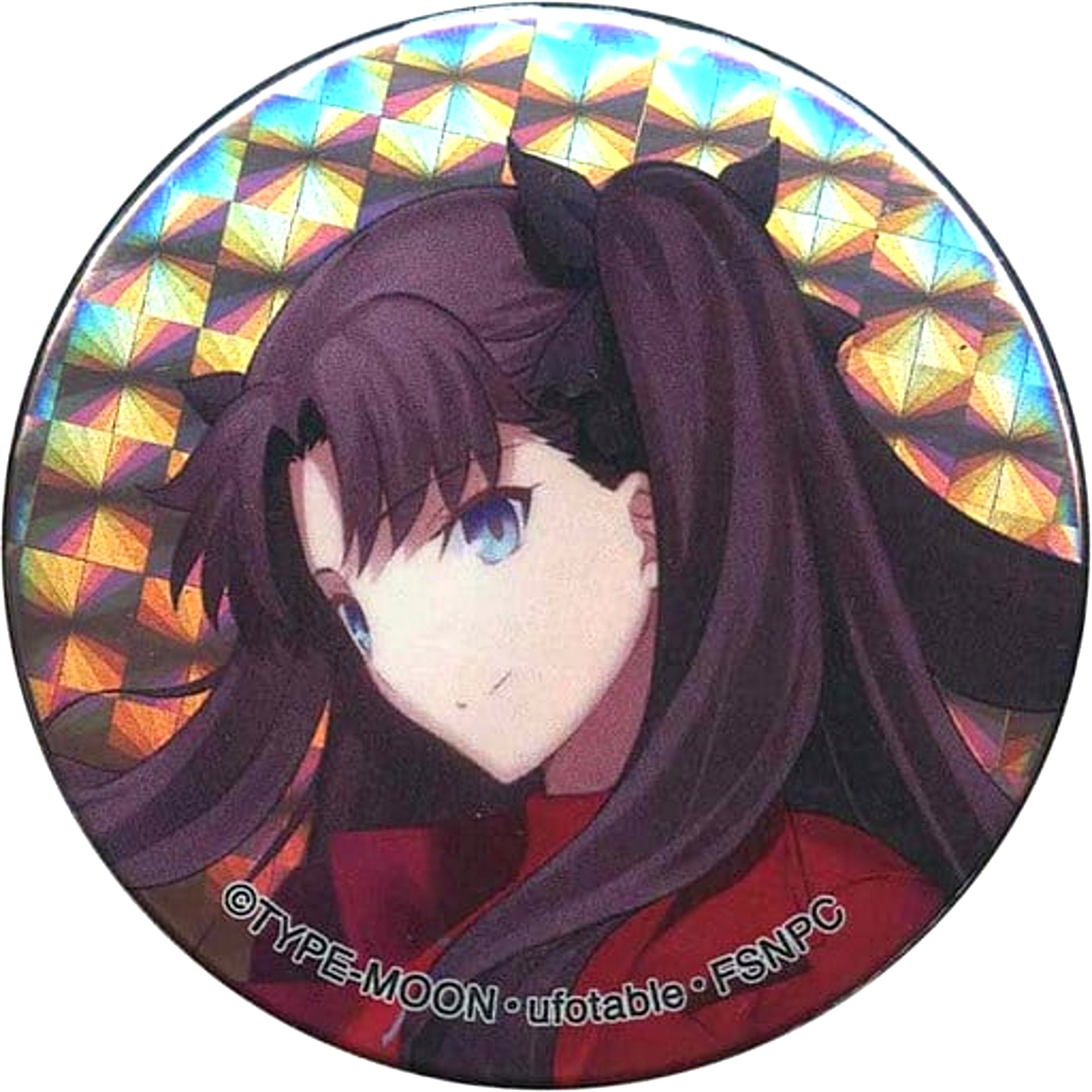 Rin Tohsaka Fate/stay night Trading Hologram Button Vol.1 Movie Fate/stay night Heaven's Feel [USED]