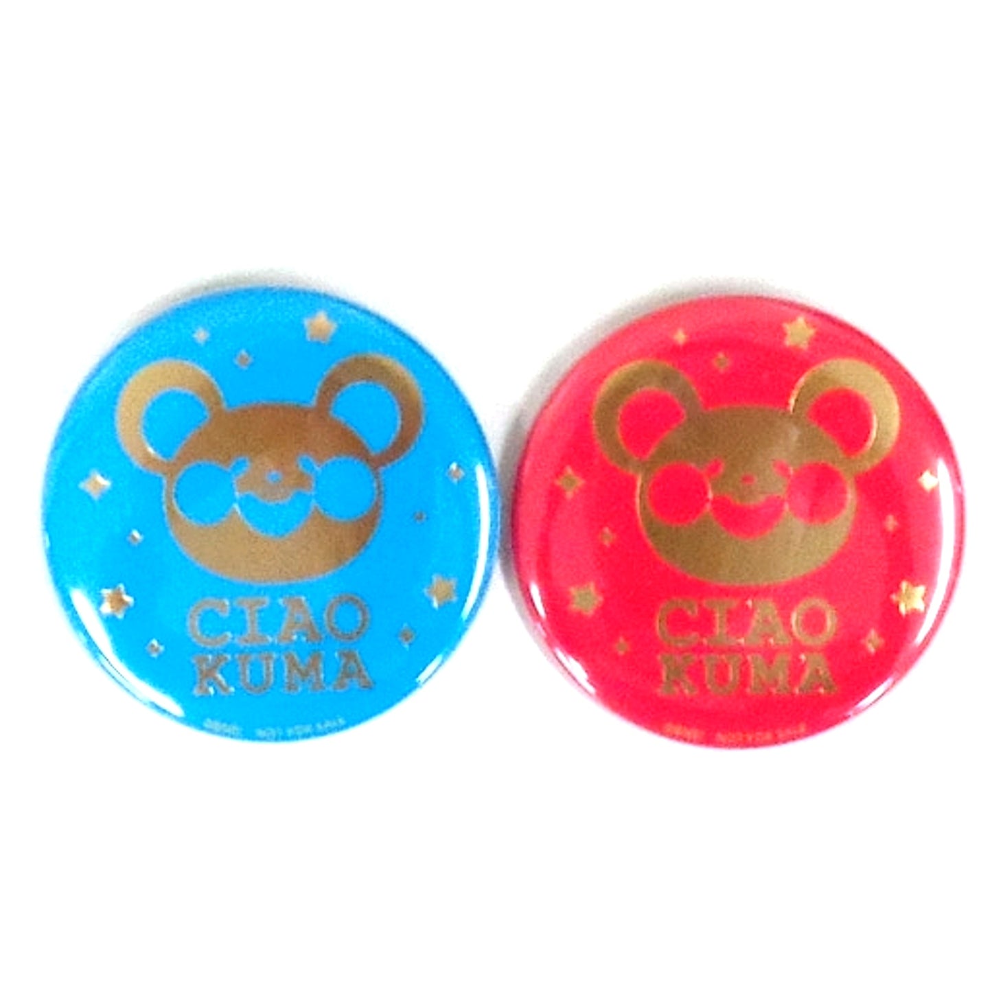 The Idolmaster Cinderella Girls CIAO KUMA Badge Set of 2 The Idolmaster Cinderella Girls 5thLive Tour Serendipity Parade CIAO KUMA Strap Set of 2 Purchase Bonus [USED]