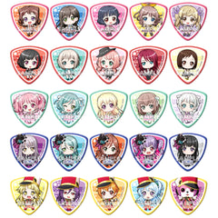Bang Dream! Girls Band Party! Tae Hanazono & Others Trading Pick Type Can Badge All 25 Types Set Buttons [USED]