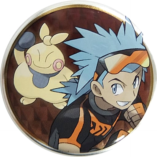 Pokemon Brawly Makuhita Can Badge Collection Hoenn Edition B Pokemon Center Limited Buttons [USED]
