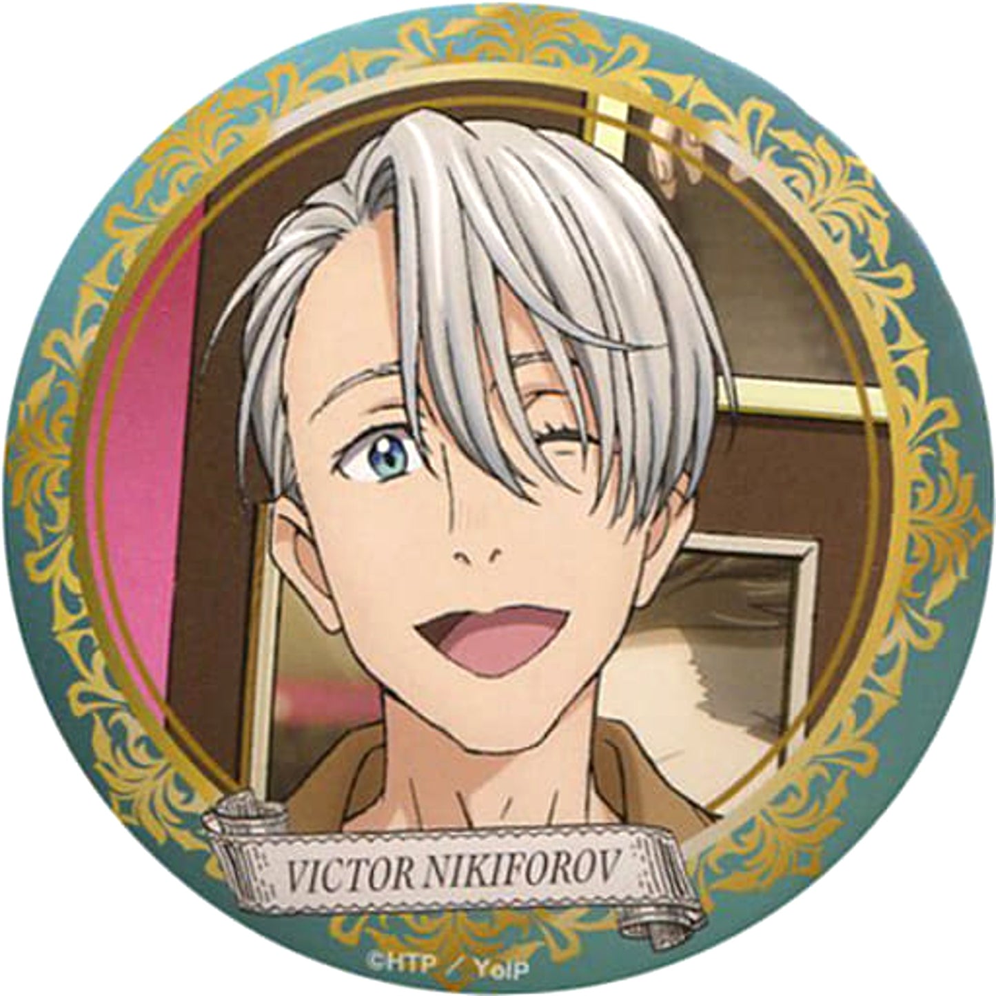 Yuri!!! On ICE Victor Nikiforov Museum Ver. Can Badge Yuri!!! on Museum Limited Buttons [USED]